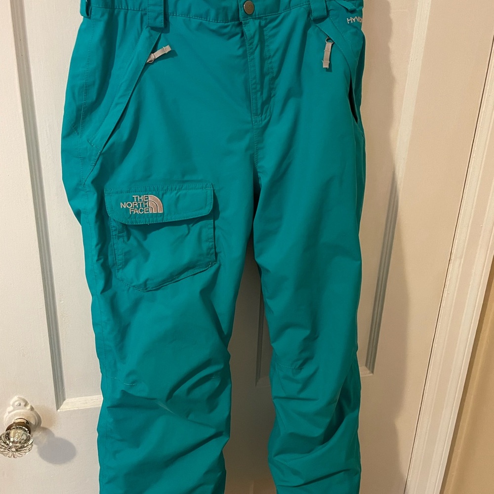 North Face Girls Hyvent Snow Pants Green